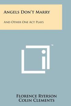 Paperback Angels Don't Marry: And Other One Act Plays Book