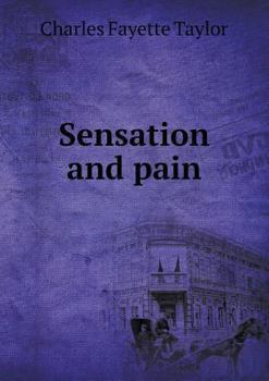 Paperback Sensation and pain Book