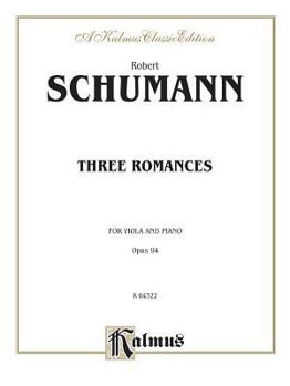 Paperback Three Romances, Op. 94 Book