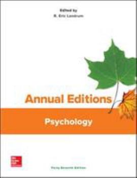 Paperback Annual Editions: Psychology, 47/E Book