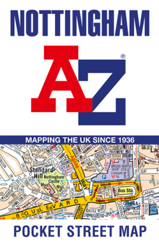 Hardcover Nottingham Pocket Street Map Book