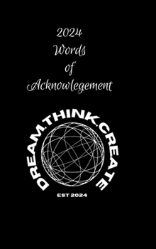 Hardcover 2024 Words of Acknowledgement Book
