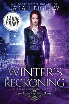 Paperback Winter's Reckoning: A Chosen One Urban Fantasy [Large Print] Book