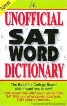 Paperback The Unofficial SAT Word Dictionary Book