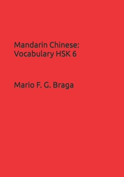 Paperback Mandarin Chinese: Vocabulary HSK 6 Book