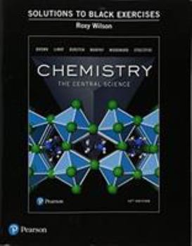 Paperback Student Solutions Manual (Black Exercises) for Chemistry: The Central Science Book