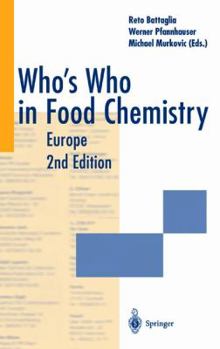 Hardcover Who's Who in Food Chemistry: Europe Book