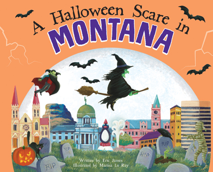 Hardcover A Halloween Scare in Montana Book