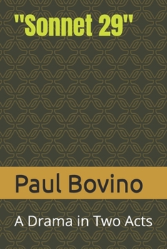 Paperback "Sonnet 29": A Drama in Two Acts Book