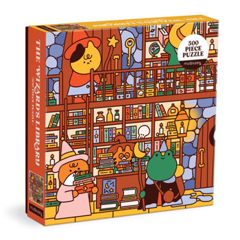 Misc. The Wizard's Library 500 Piece Family Puzzle Book