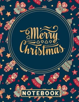 Paperback Merry Christmas Notebook: Christmas Creative Writing Journal Book