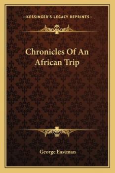 Paperback Chronicles Of An African Trip Book