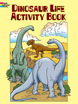 Paperback Dinosaur Life Activity Book