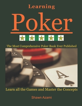 Paperback Learning Poker: (Beginner, Intermediate, and Advanced) Book