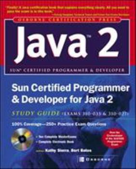 Paperback Sun Certified Programmer & Developer for Java 2 Study Guide (Exam 310-035 & 310-027) [With CDROM] Book