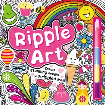 Paperback Ripple Art [With Multi-Colored Stacking Pen] Book