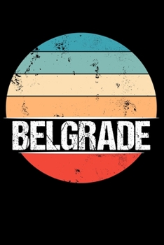 Paperback Belgrade: 100 Pages 6 'x 9' - Dot Graph Paper Journal Manuscript - Planner - Scratchbook - Diary Book