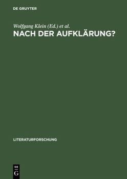 Hardcover Nach der Aufklärung? [German] Book