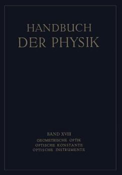 Paperback Geometrische Optik. Optische Konstante. Optische Instrumente [German] Book