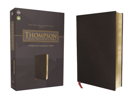 Bonded Leather Nasb, Thompson Chain-Reference Bible, Bonded Leather, Black, Red Letter, 1977 Text Book