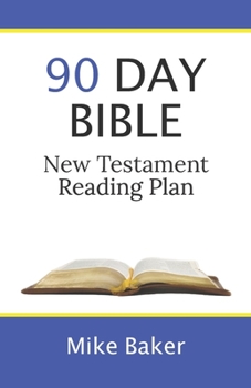 Paperback 90 Day Bible New Testament Reading Plan Book