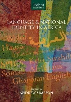 Paperback Language and National Identity in Africa Book