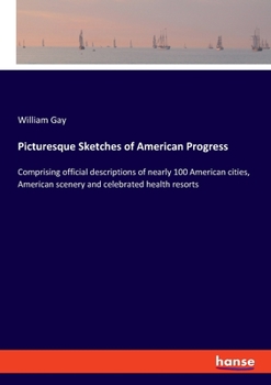 Paperback Picturesque Sketches of American Progress: Comprising official descriptions of nearly 100 American cities, American scenery and celebrated health reso Book