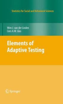 Paperback Elements of Adaptive Testing Book