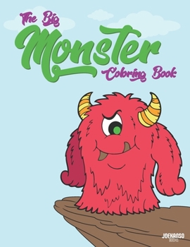 Paperback The Big Monster Coloring Book