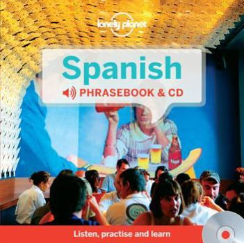 Hardcover Lonely Planet Spanish Phrasebook and Audio CD Book