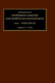 Hardcover Advances in Investment Analysis and Portfolio Management Book