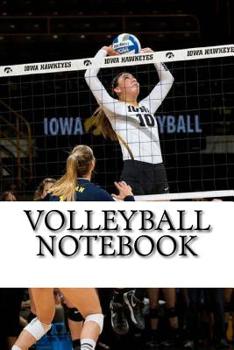 Paperback Volleyball Notebook Book