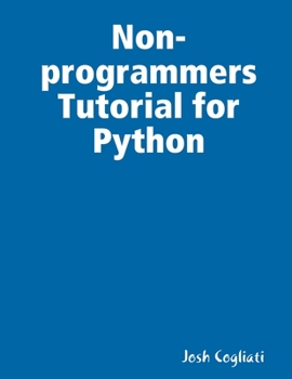 Paperback Non-programmers Tutorial for Python Book