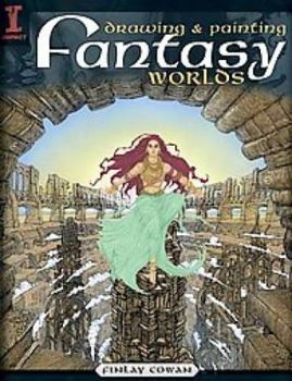 Paperback Drawing & Painting Fantasy Worlds Book