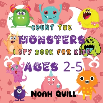 Paperback Count The Monsters: 20 Different Easy and Fun Math Exercises and Puzzles Book