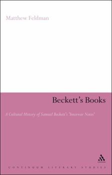 Paperback Beckett's Books: A Cultural History of the Interwar Notes Book