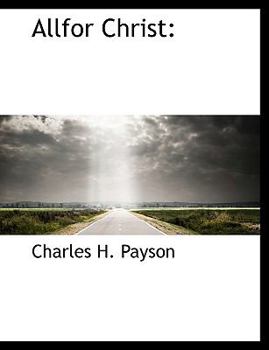 Paperback Allfor Christ Book