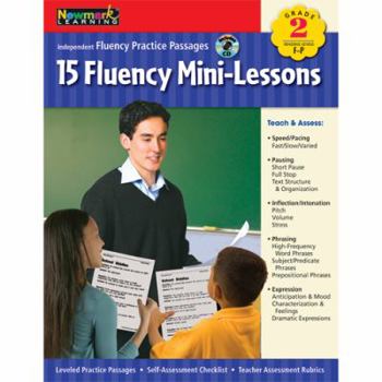 Paperback Fluency Mini-Lessons Grade 3 with Audio CD (Independent Fluency Practice Passages) Book