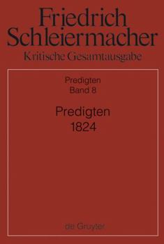 Hardcover Predigten 1824 (German Edition) [German] Book