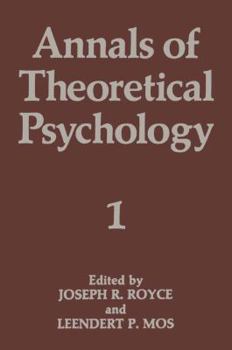 Paperback Annals of Theoretical Psychology: Volume 1 Book