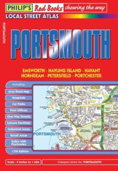 Paperback Philip's Red Books Portsmouth (Local Street Atlases) Book