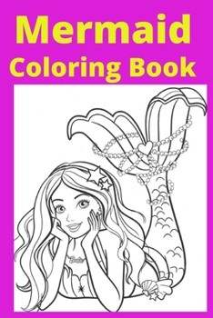 Paperback Mermaid Coloring Book: Kids for Ages 4-8 [Large Print] Book