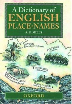 Hardcover A Dictionary of English Place Names Book