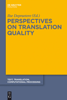 Hardcover Perspectives on Translation Quality Book