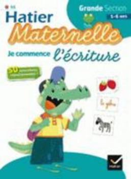 Hardcover Je Commence L'Ecriture (Petites Lettres) - Grande Section (5/6 ANS) [French] Book