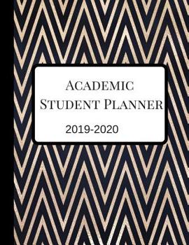 Academic Student Planner: A Cute Gold Black Jan 2019-Jun 2020 Dated Daily, Weekly, Monthly College, High, Middle School 18 Months Calendar  Holidays ... For Schedule, Appointment Productivity.