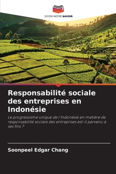 Paperback Responsabilité sociale des entreprises en Indonésie [French] Book