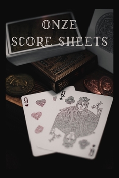 Onze Score Sheets: A pad of scoresheets: Perfect for scorekeeping: Playing cards cover
