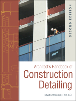 Hardcover Architect's Handbook of Construction Detailing Book