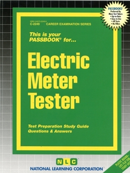 Spiral-bound Electric Meter Tester: Passbooks Study Guide Book
